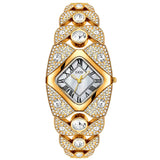 2025 New Women Watch Light Luxury Brand Diamond Inlaid Bracelet Watches Waterproof Ladies Fashion Quartz Clock Wristwatch Gift