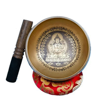 Nepal Handmade Singing Bowl Yoga Meditation Buddha Copper Chime Professional Tibetan Bowls Sound Healing Instrument Ornaments