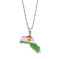 Anniyo Kurdistan Pendant Necklaces Charm Jewelry Kurdish @254621