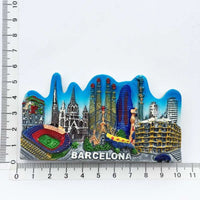 Spain Barcelona Fridge Magnets Tourist Souvenir Decoration Articles Handicraft Magnetic Refrigerator Stickers Collection Gifts