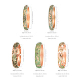 Cloisonne Bracelet For Women Floral Viking Bangle On Hand Enamel Women's Bracelets Green Hawaiian India African Jewelry Alloy