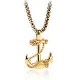 Domineering Eagle Animal Necklace Men's Punk Personality Trendy Casual Party Jewelry