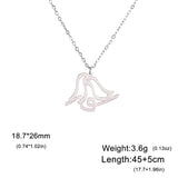 Jeshayuan Iranian Farsi God Necklace for Women Persian Calligraphy Love Pendant Mythology Symbol Amulet Stainless Steel Jewelry