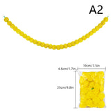 1Pc Indian Style Marigold Flower Garland With Flowers For Day Of The Dead Diwali Home DIY Craft Party Halloween Party Decor