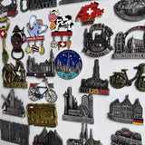 Metal Fridge Magnets Thailand Monaco Seattle Dubai Brugge Egypt Oman Austria Munchen Berlin Krakow Germany Prague Switzerland