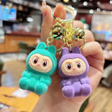 Cross-Border Hot Sale Cartoon Keychain Plush Key Holder Cute Doll Bag Pendant Toy Machine Hanging Decoration Flocking Sheep
