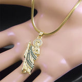 2024 New fashion St. Jude Tadao necklace Zircon copper religious pendant necklace temperament everything with stainless steel cl