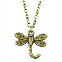 Long Necklace Christmas Decorations Necklace On The Neck 43Cm Chain Accessories For Bracelets Insect Dragonfly Butterfly Bee