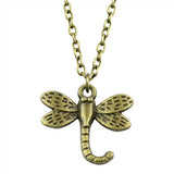 Long Necklace Christmas Decorations Necklace On The Neck 43Cm Chain Accessories For Bracelets Insect Dragonfly Butterfly Bee