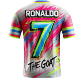2025-26 CHATGPT Original Design New Arriavl The Goat Design Football Jersey Training Kit Oversized O-neck Soccer Tee