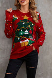 2025New Sweater Christmas Gift Sweater European and American Autumn and Winter Lazy Style Pullover Knitted Sweater