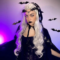 Gift Costume Cosplay Fairy Flower Leaf Headbands Photoshoot Simulated Elven Princess Tiara Black Flower Antler Crown Wedding