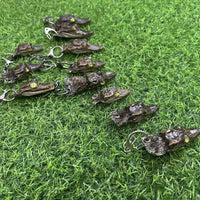 Crocodile Head Specimen Keychain Simple Car Keychain Accessories Birthday Gift Pendant