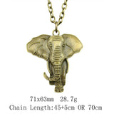 Birthday Gifts Necklace 45Cm Or 70Cm Long Chain Elephant Neck Decoration Choker Neck