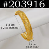 Anniyo 1Piece Alloy Bracelets,Can be Opened Bangles for Women Ethiopian Jewelry African Arab Birthday Party #203916