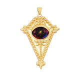 Newest Classic Amulet Turkish Blue Evil Eye Charm Pendant,18K Gold Cubic Zirconia CZ Paved,Jewelry Necklace Bracelet Supply L30