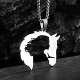 Fashionable Flying Eagle Animal Pendant Necklace Men's Personalized Motorcycle Rock Cycling Hip-Hop Trendy Jewelry