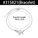 Anniyo 18CM + 4CM Venezuela Map Bracelet for Women Stainless Steel Jewelry Bangle @315821