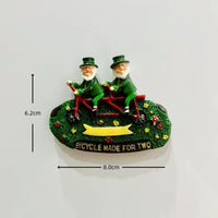 Irish Tourist Souvenirs Celtic Black-faced Goat Dingle Peninsula Town Tourist Souvenir Magnetic Refrigerator Magnet Fridge Stick