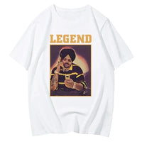 Legend Sidhu Moosewala T-Shirt RIP Moose Wala Fans Short Sleeve Tshirt Cotton Summer Casual Soft  Men/Women T Shirts Casual