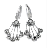 New Ethnic Indian Gold Color Crystal Long Tassel Hairpins Geometric Retro Hair Clips Girls Barrettes Slid Clip Fashion Jewelry