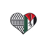 Flag of Pakistan Enamel Pin Creative Heart Ribbon Lapel Badge Backpack Hat Clothing Brooches Jewelry Accessories Gift for Friend