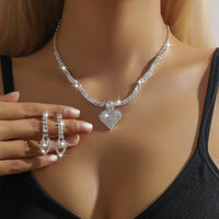 4/3 Pieces Of Wedding Season Women's Claw Chain Series Earrings, Necklaces, Bracelets, Jewelry Sets, Banquet And Holiday Gifts92