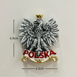 Poland 3D Fridge Magnets Tourism Souvenir Resin Refrigerator Magnets Sticker Collection Handicraft Gift Home Decoration Articles