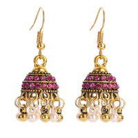 Pendientes Gypsy Ethnic Round Bells Indian Jewelry Earrings Vintage Tribe Jhumka Earrings Kolczyki Wedding Jewelry
