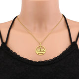 N5KA Trendy Ethnic Yazdi Lalish Temple Pendant Necklace Ornament Fashionable Neck Chains Adornment for Gatherings Parties