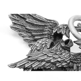 Retro Gothic Mysterious Demon Angel Wings Pendant Necklace Men's Punk Hip Hop Trendy Cool Jewelry Boy Gift