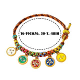 Handmade Tibetan Bracelet Woven Bracelet Tibetan Colorful Rope Handchain Five Way God of Wealth Bangle Adjustable Wristchain New