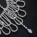 Multilayer Rhinestone Fringe Head Chain Forehead Headband Indian African Bohemian Hair Accesories Tiara Headdress Hair Jewelry