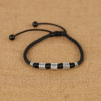Simple Adjustable Handmade Leaf Anklets Woven Adjustable Rope Lucky Foot Bracelet For Women Men Jewelry