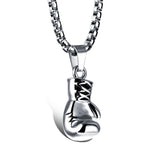 FIREBROS 2025 New Stainless Steel Vintage Gym Fitness Dumbbel Pendant Necklace Men Women Hiphop Rock Jewelry Gift Dropshipping
