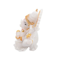 Hindu God Lord Ganesha Idol Statue Elephant Buddha Sculpture India Home Pooja Diwali Success Blessing Decoration