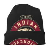 Indians Motorcycle Warm Knitted Cap Fashion Bonnet Hat Autumn Winter Outdoor Beanies Hats for Unisex Adult