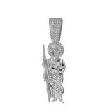 Men Women Hip Hop Saint Jude Pendant Necklace,13mm Cuban Chain Religious Saint Jude Idol Pendants Charm Jewelry 2025 New Arrived