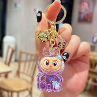 Acrylic Keychain with Flowing Sand Toy Figure Bag Accessory Cute Blind Box Decoration Gift Key Chain from Mainland China