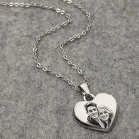 Picture Necklace Personalized for Women,Custom Photo Love Heart Projection Pendant,Customized Valentine's Day gift,gifts for mom