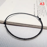 Rope Anklet Black Red Color Adjustable Bracelet Classic Men Women Summer Barefoot Sandals Anklet Jewelry