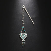 Boho Rhinestone Tassel Forehead Chain Head Band Indian Wedding Decoration Bridal Jewelry Head Chain Hair Accessories Gifts