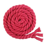 5Meters 5-20mm Colored Cotton Rope 3 Shares Twisted Cord DIY Decoration Macrame Ropes for Bag Braided Cords Sewing Accessories