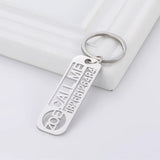 My Shape Custom Name Phone Number Keychain for Car Anti-lost Keyrings Personalized Name Keyholder Stainless Steel Jewelry Gifts