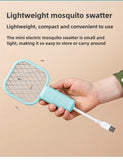 Household usb purple light mosquito killer lamp electric mosquito swatter trap and kill mosquitoes outdoor picnic portable car
