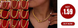 GANPUP 316l Stainless Steel Metal Heavy Thick Chain Necklace Charm Fashion Neck Chain Waterproof Gold Color Jewelry For Women