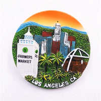 World Famous Resorts Travelling Souvenirs Fridge Magnets Germany Denmark Tourist Souvenirs Magnetic Stickers for Message Board