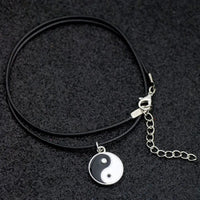10pcs/lot Men Women's Fashion Alloy Tai Chi Gossip Pendants Yin Yang Charms Necklaces Jewelry Whoesale