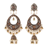 Pendientes Gypsy Ethnic Round Bells Indian Jewelry Earrings Vintage Tribe Jhumka Earrings Kolczyki Wedding Jewelry