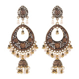 Pendientes Gypsy Ethnic Round Bells Indian Jewelry Earrings Vintage Tribe Jhumka Earrings Kolczyki Wedding Jewelry